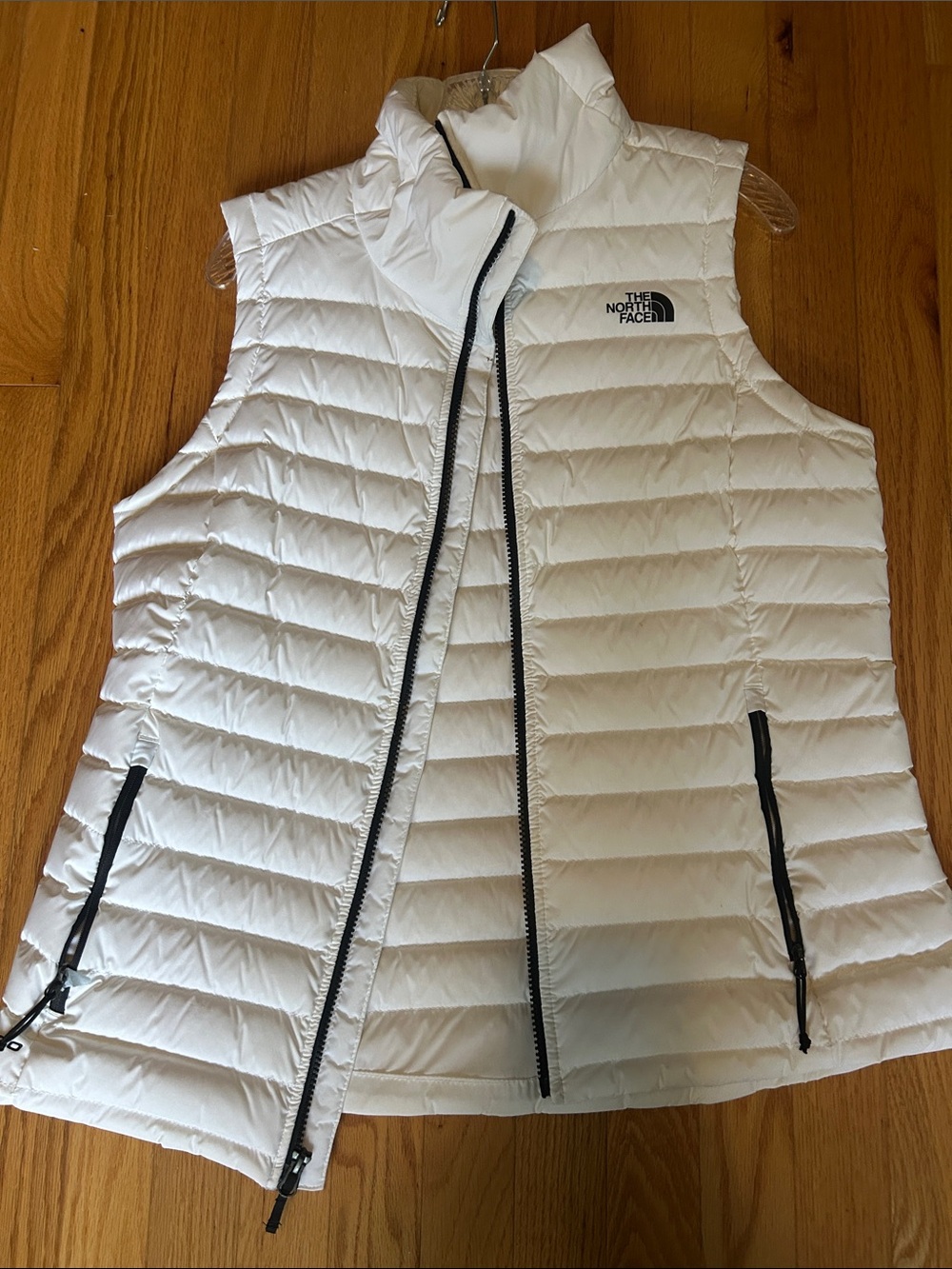 The North Face Women’s White Quilted Puffer Vest